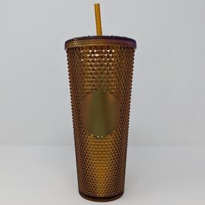 Starbucks nwt anniversary gold studded tumbler